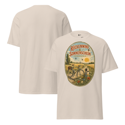 Vintage Unisex T-Shirt Rückenwind und Sonnenschein natur