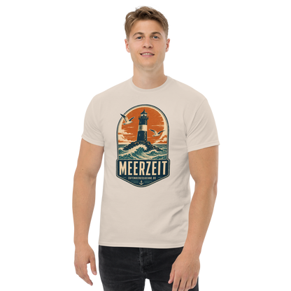 Vintage Unisex T-Shirt mit dem Schriftzug Meerzeit