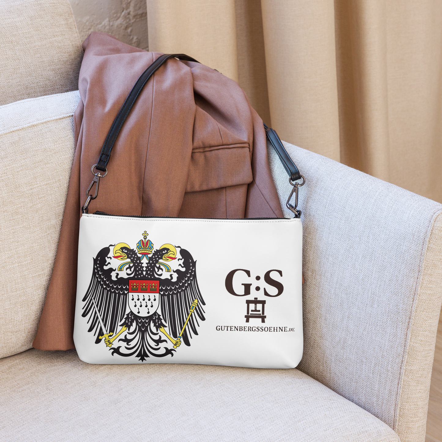 Umhängetasche „Köln | GutenbergsSöhne“ – Stil trifft Geschichte 👜