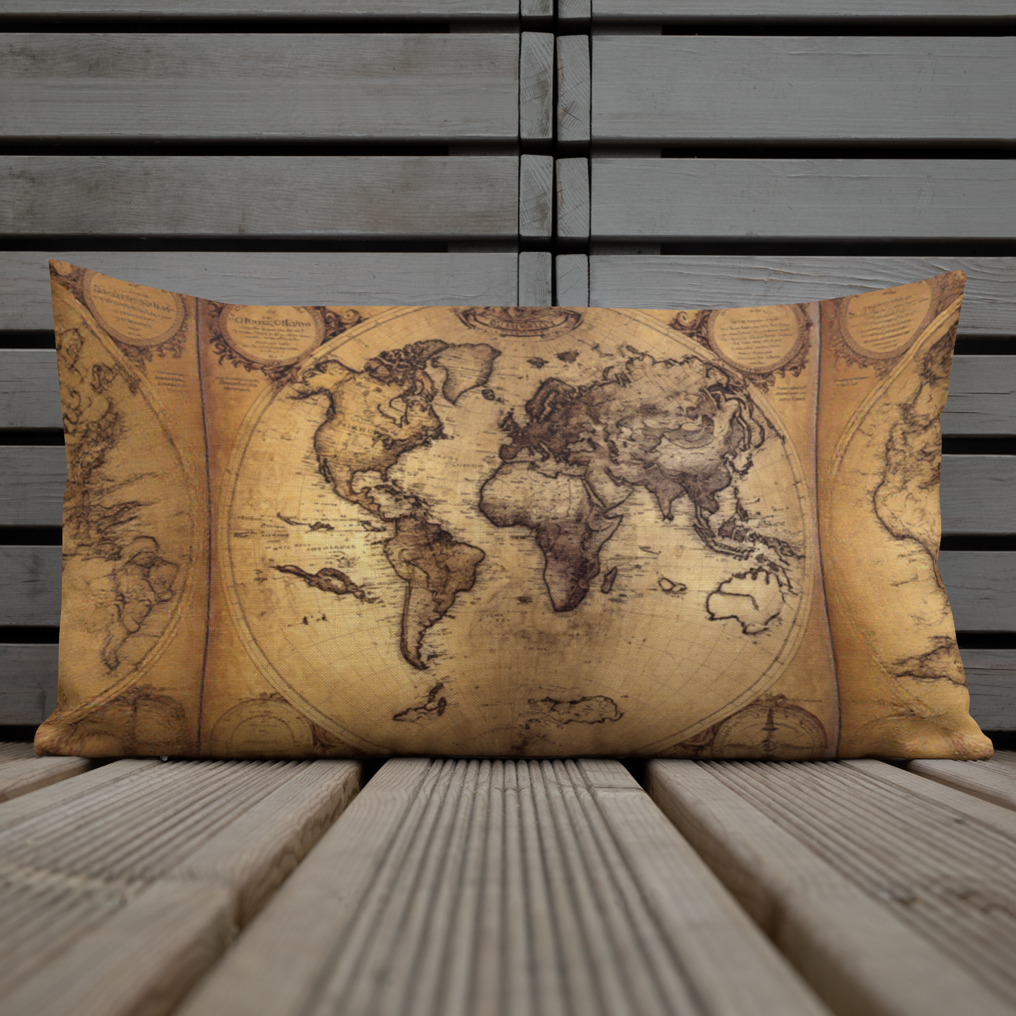 Premium-Kissen Alte Welt by Gutenbergs Söhne