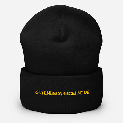 Umgeschlagene Beanie – GUTENBERGSSOEHNE.DE  🧢
