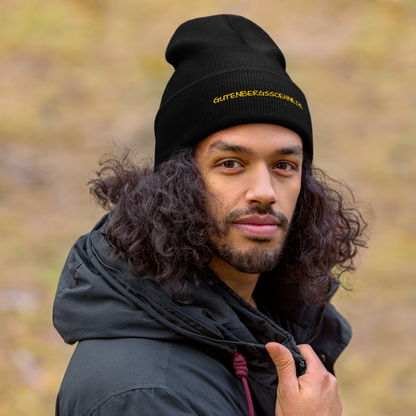 Umgeschlagene Beanie – GUTENBERGSSOEHNE.DE  🧢