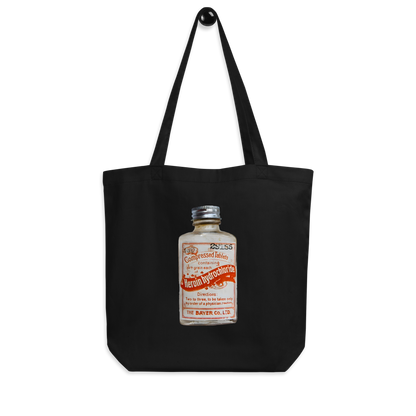 Bio-Stoffbeutel „Alte Bayer-Werbung Herointabletten“ – Vintage Design von GutenbergsSoehne.de