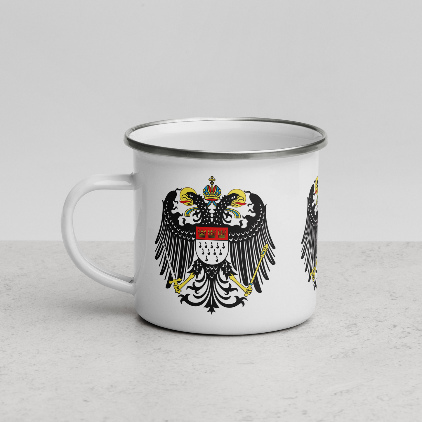 Emailletasse Alt Coellen