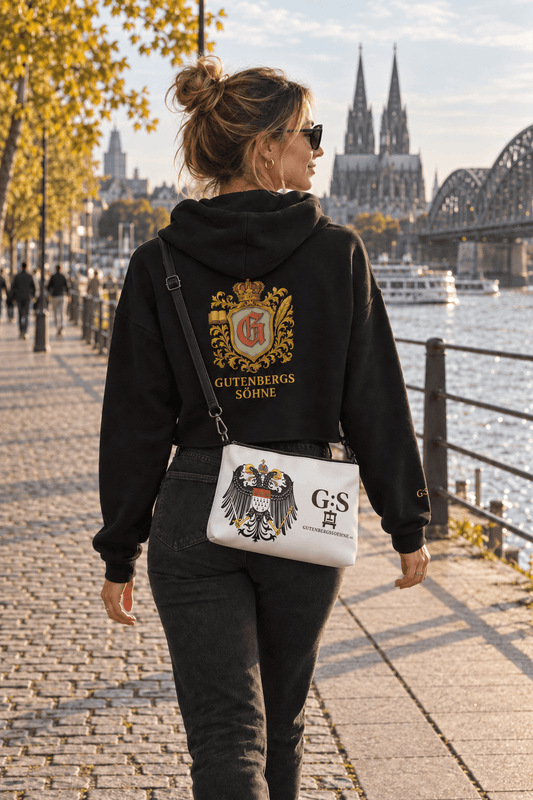 Umhängetasche „Köln | GutenbergsSöhne“ – Stil trifft Geschichte 👜