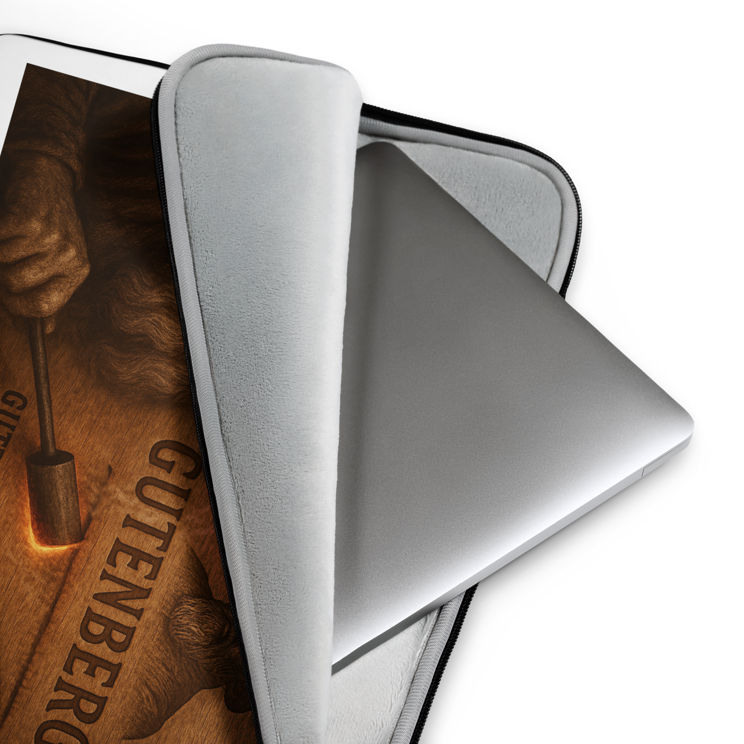 Laptop-Tasche „Gutenbergs Söhne“ – Schutz mit Stil und Geschichte 💼