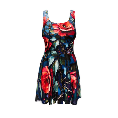 Skater-Kleid dunkle Rose