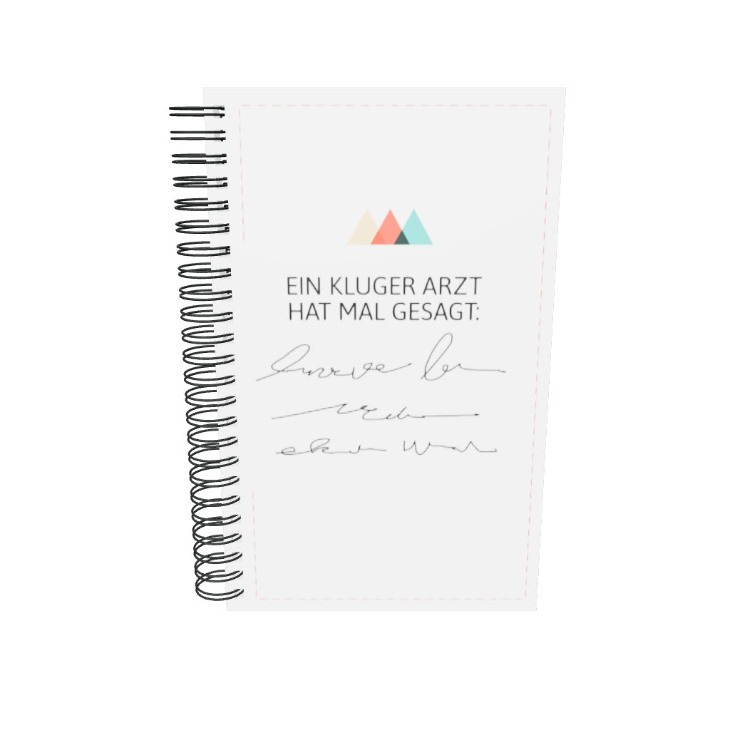 Spiral-Notizblock Kluger Arzt