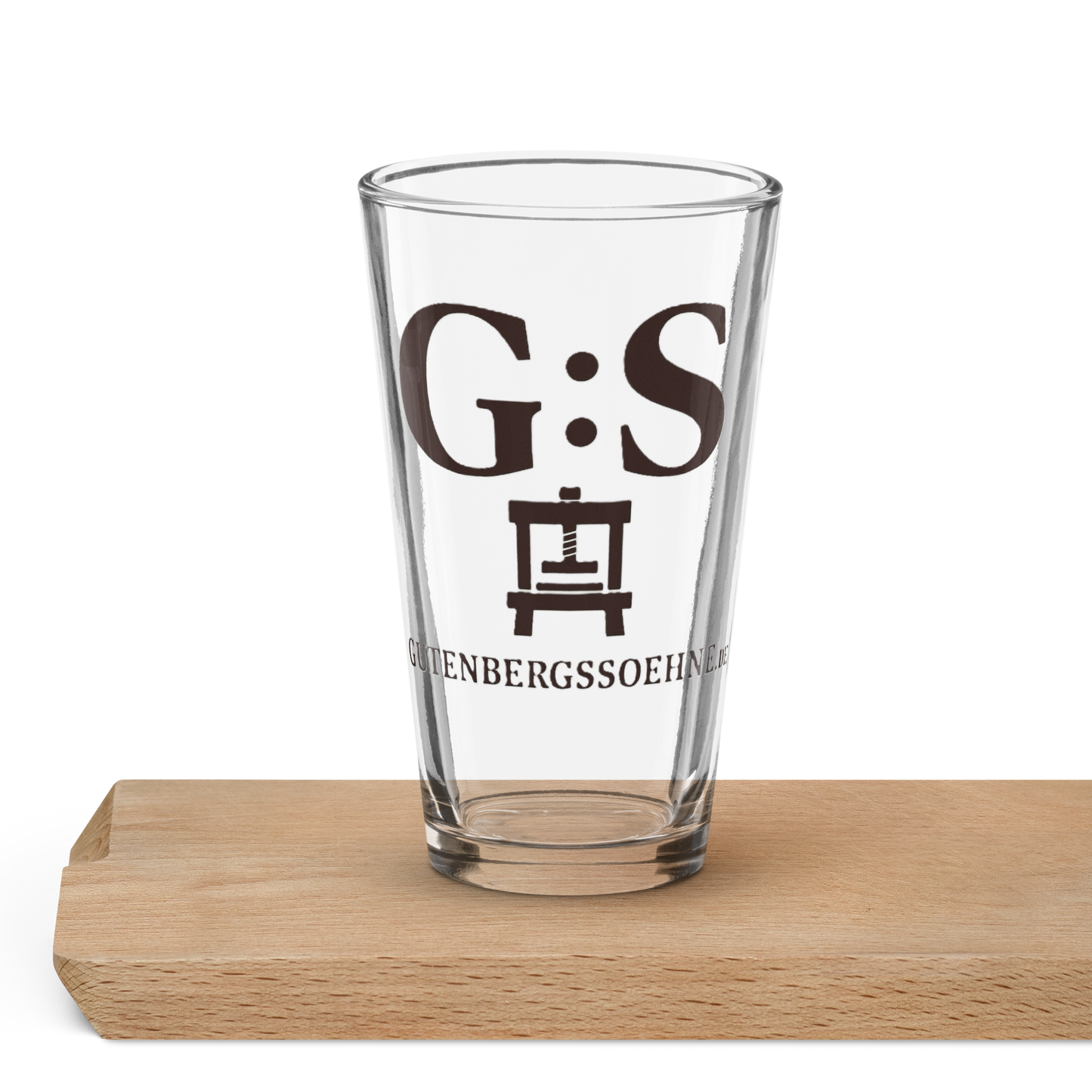 Pint-Glas „Gutenbergs Söhne“ – Stil trifft Geschichte