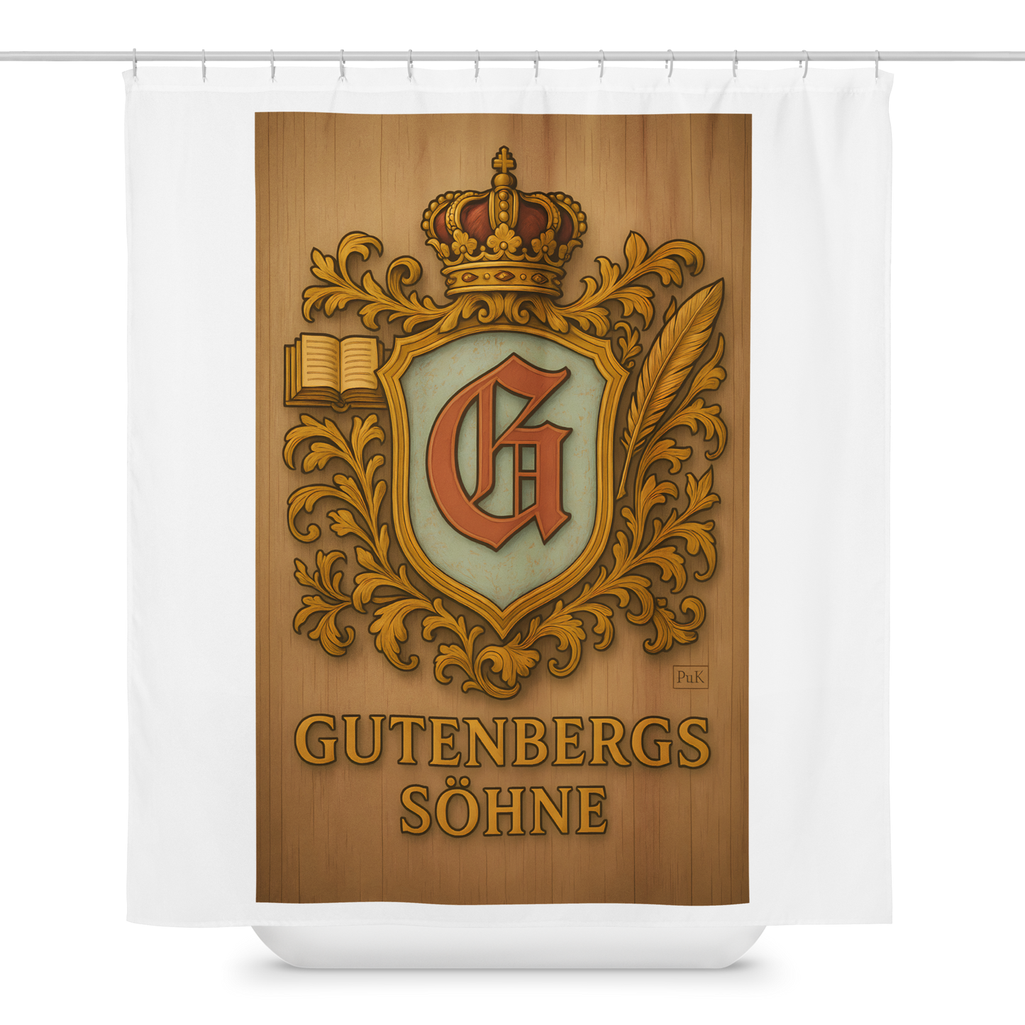 Duschvorhang Wappen Gutenbergs Söhne