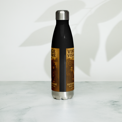 Edelstahl-Trinkflasche „Vintage Visionäre“ – Stil trifft Funktion 🛠️