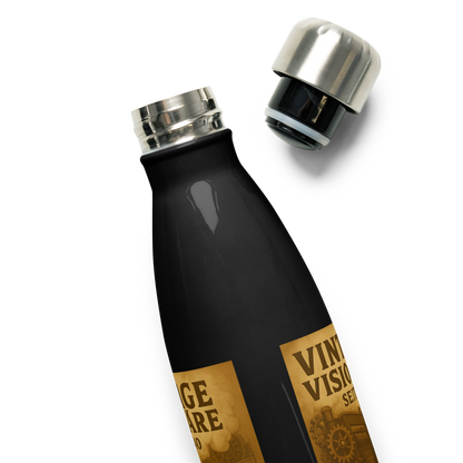 Edelstahl-Trinkflasche „Vintage Visionäre“ – Stil trifft Funktion 🛠️