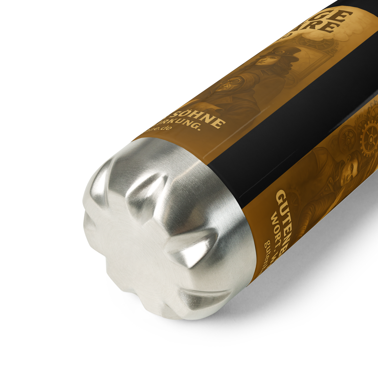 Edelstahl-Trinkflasche „Vintage Visionäre“ – Stil trifft Funktion 🛠️