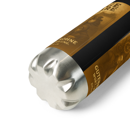 Edelstahl-Trinkflasche „Vintage Visionäre“ – Stil trifft Funktion 🛠️