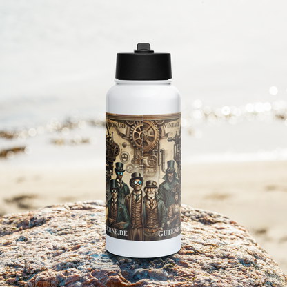 Edelstahl-Trinkflasche „Vintage Visionäre 1440“ – Zeitlos stilvoll, maximal funktional ⚙️