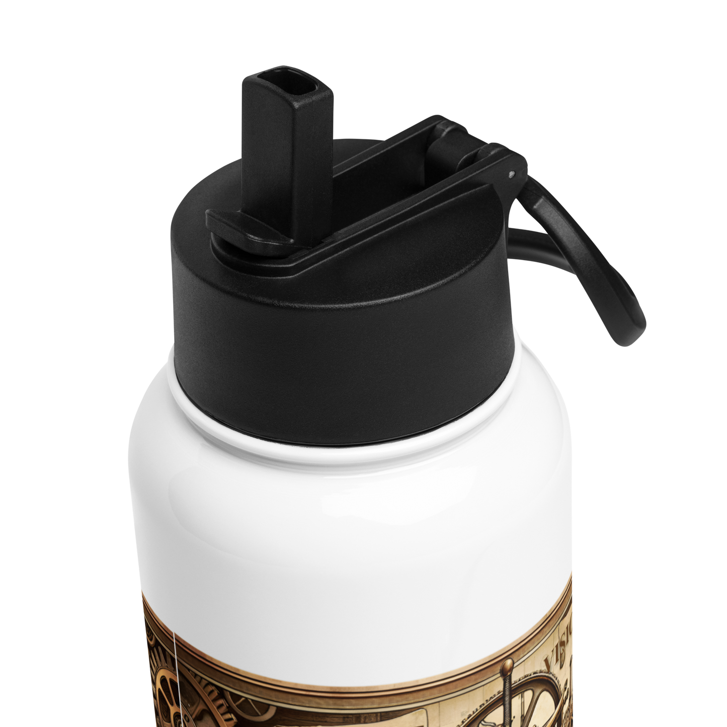 Edelstahl-Trinkflasche „Vintage Visionäre 1440“ – Zeitlos stilvoll, maximal funktional ⚙️