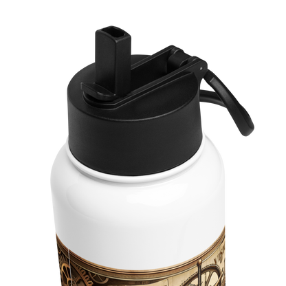 Edelstahl-Trinkflasche „Vintage Visionäre 1440“ – Zeitlos stilvoll, maximal funktional ⚙️