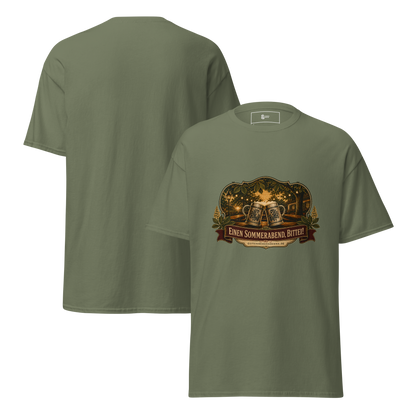T-Shirt Einen Sommerabend bitte in Militärgrün