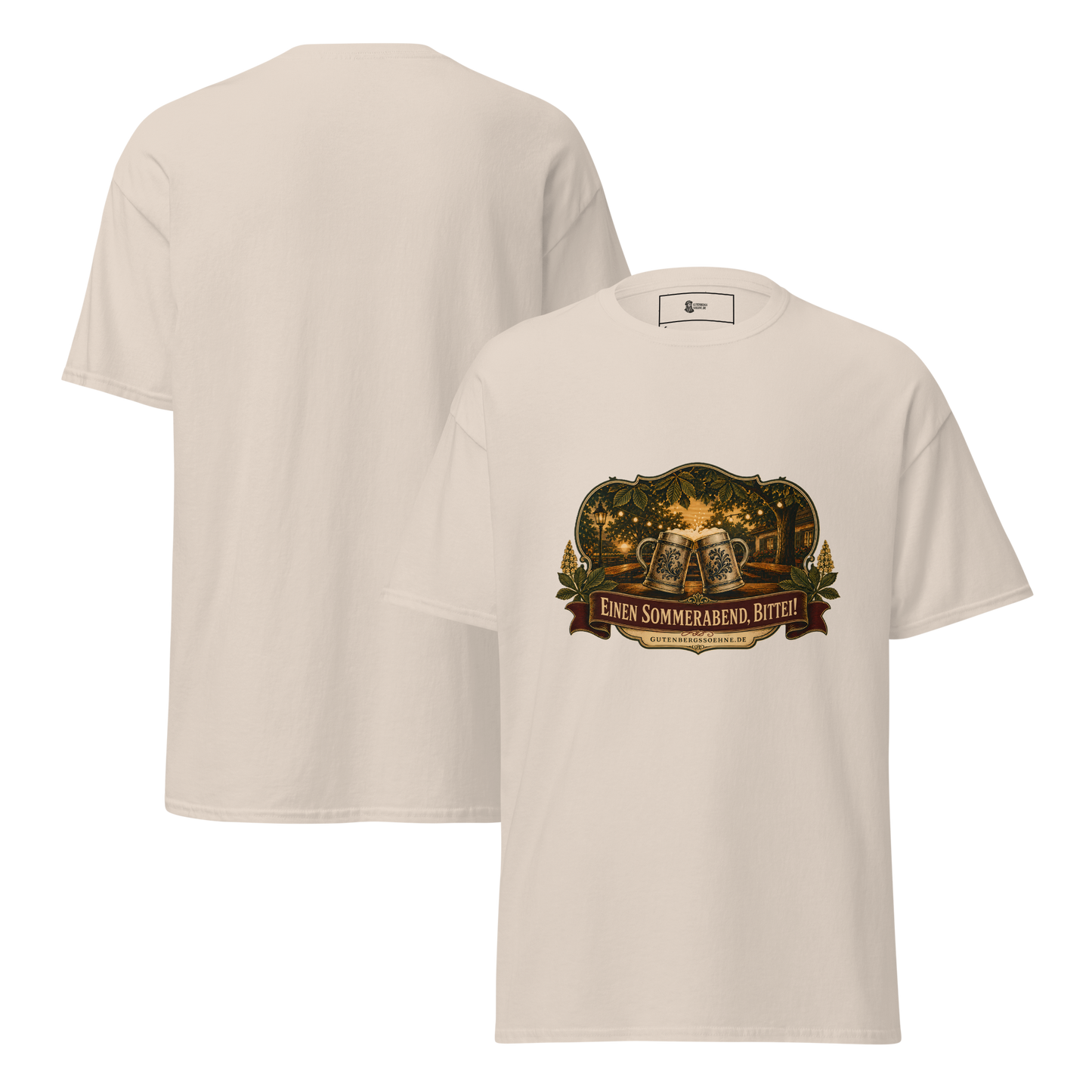 T-Shirt Einen Sommerabend bitte in Natur