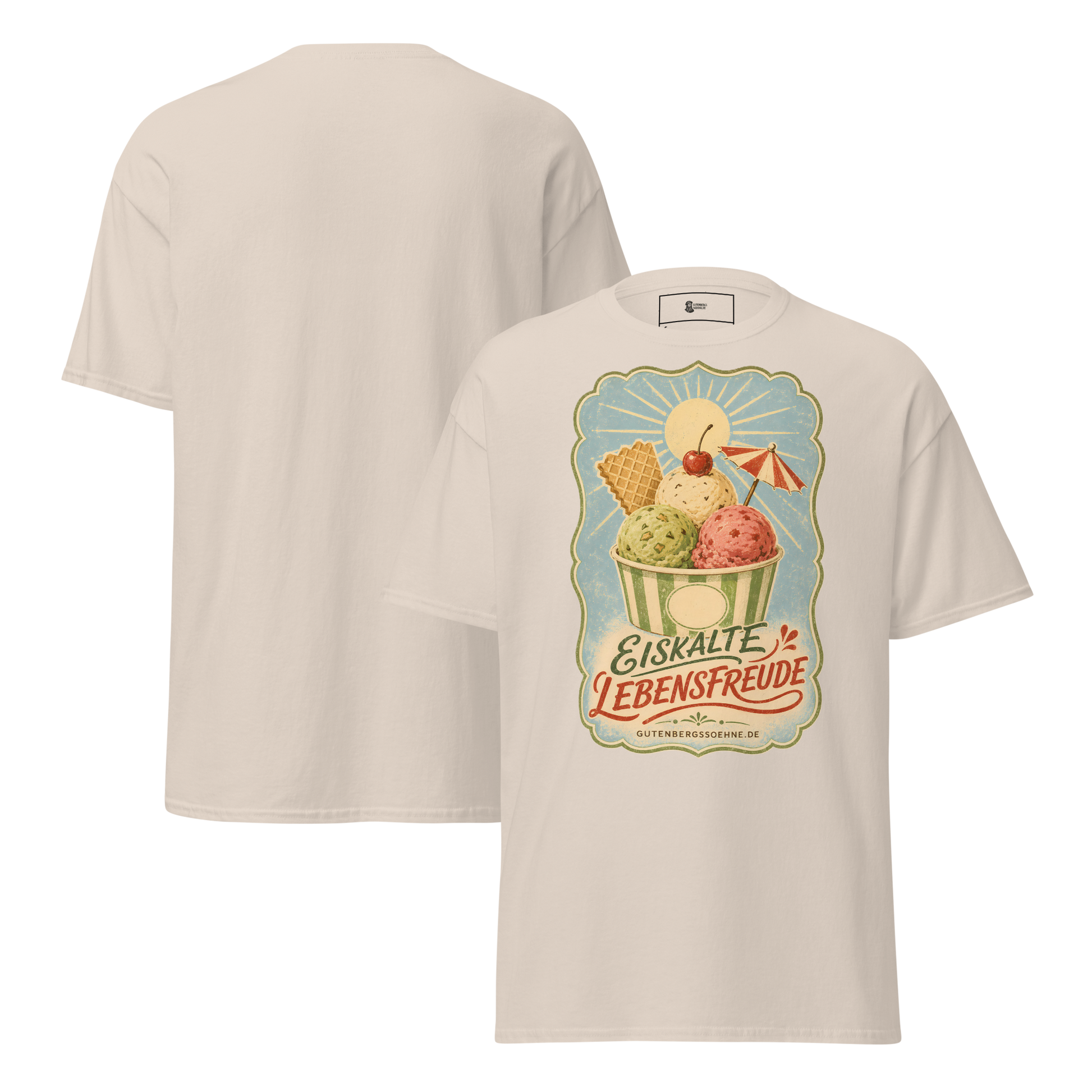 T-Shirt Eiskalte Lebensfreude in Natur