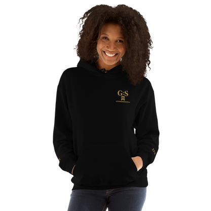 Unisex-Kapuzenpullover bestickt – GutenbergsSoehne.de