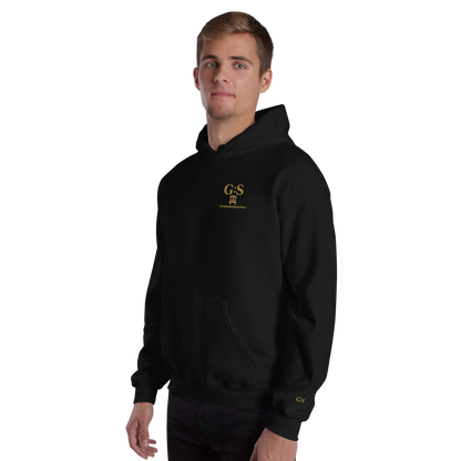 Unisex-Kapuzenpullover bestickt – GutenbergsSoehne.de