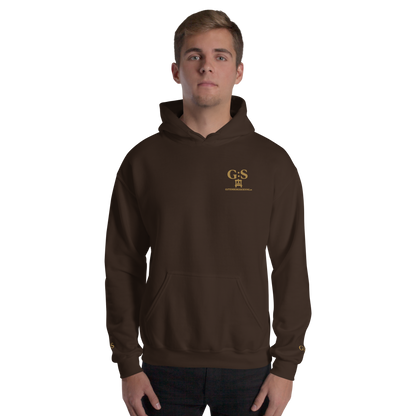Unisex-Kapuzenpullover bestickt – GutenbergsSoehne.de