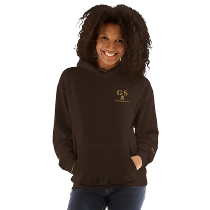 Unisex-Kapuzenpullover bestickt – GutenbergsSoehne.de