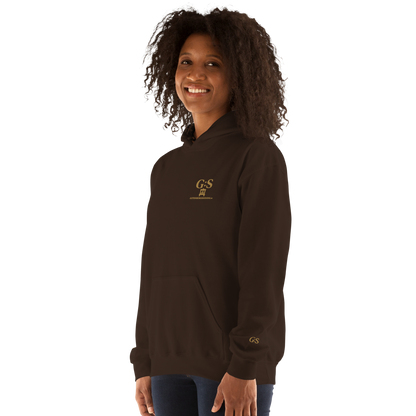 Unisex-Kapuzenpullover bestickt – GutenbergsSoehne.de