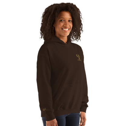 Unisex-Kapuzenpullover bestickt – GutenbergsSoehne.de