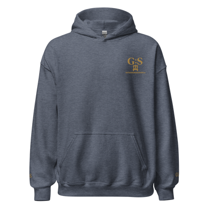 Unisex-Kapuzenpullover bestickt – GutenbergsSoehne.de