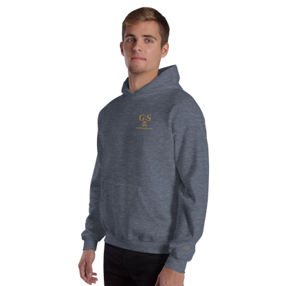 Unisex-Kapuzenpullover bestickt – GutenbergsSoehne.de