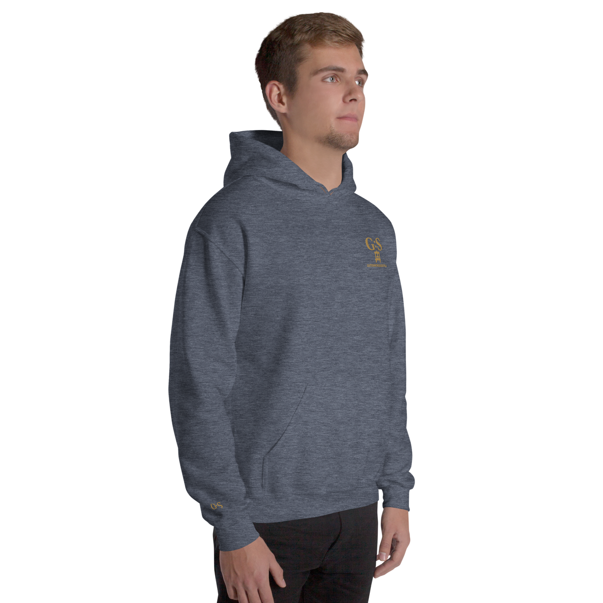 Unisex-Kapuzenpullover bestickt – GutenbergsSoehne.de