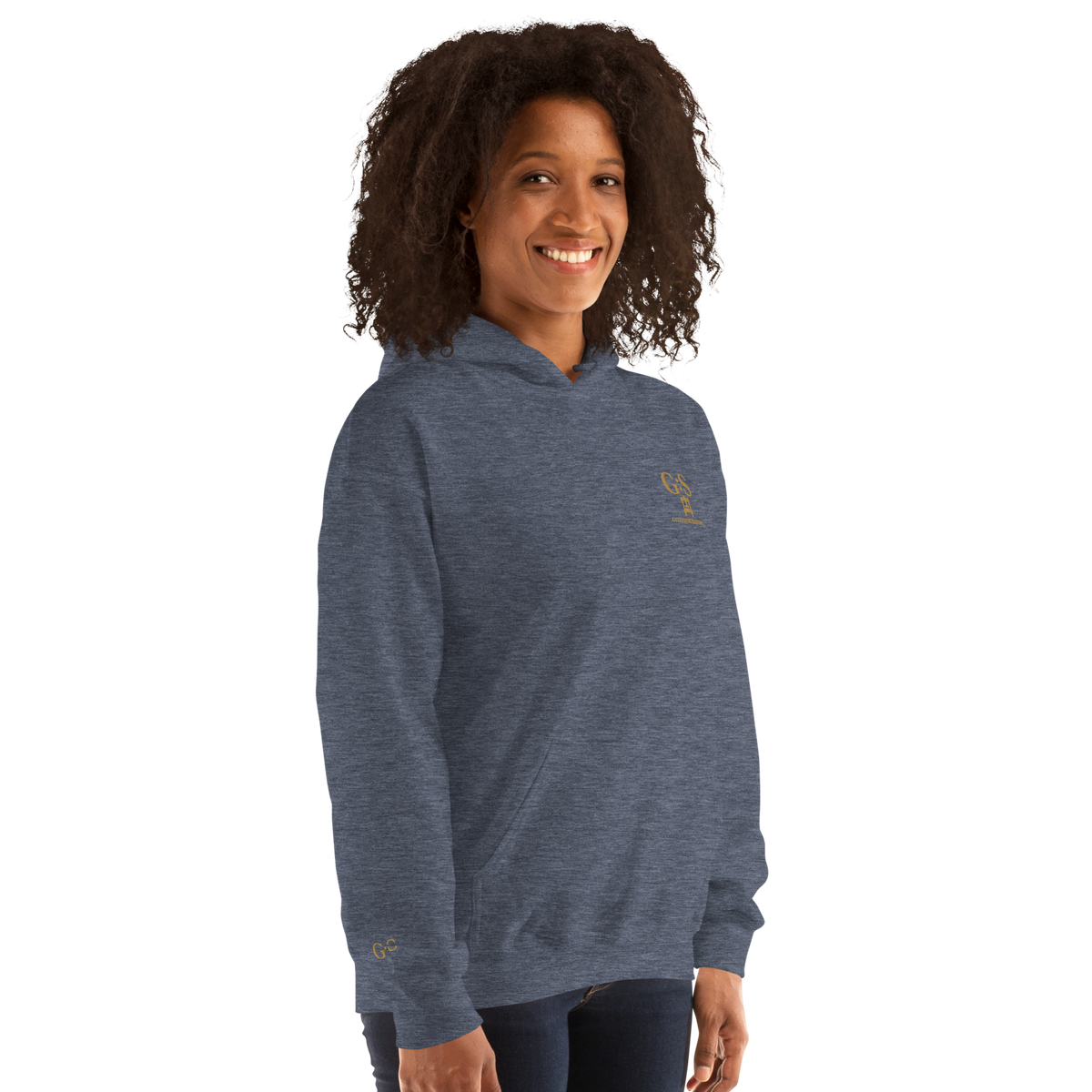 Unisex-Kapuzenpullover bestickt – GutenbergsSoehne.de