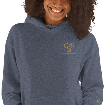 Unisex-Kapuzenpullover bestickt – GutenbergsSoehne.de