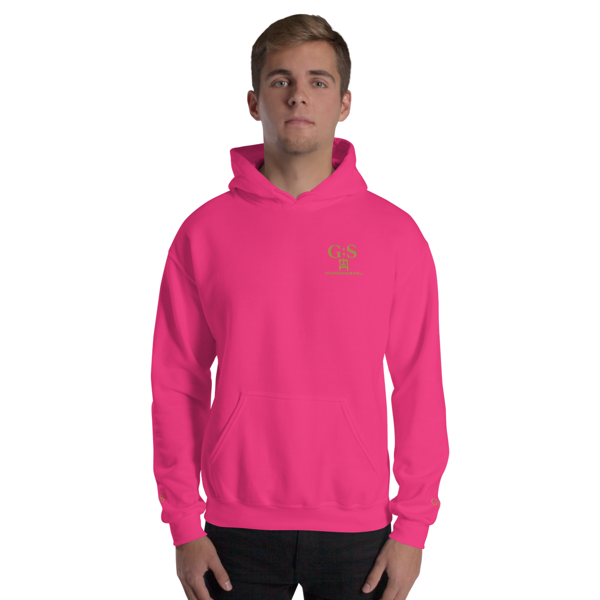 Unisex-Kapuzenpullover bestickt – GutenbergsSoehne.de