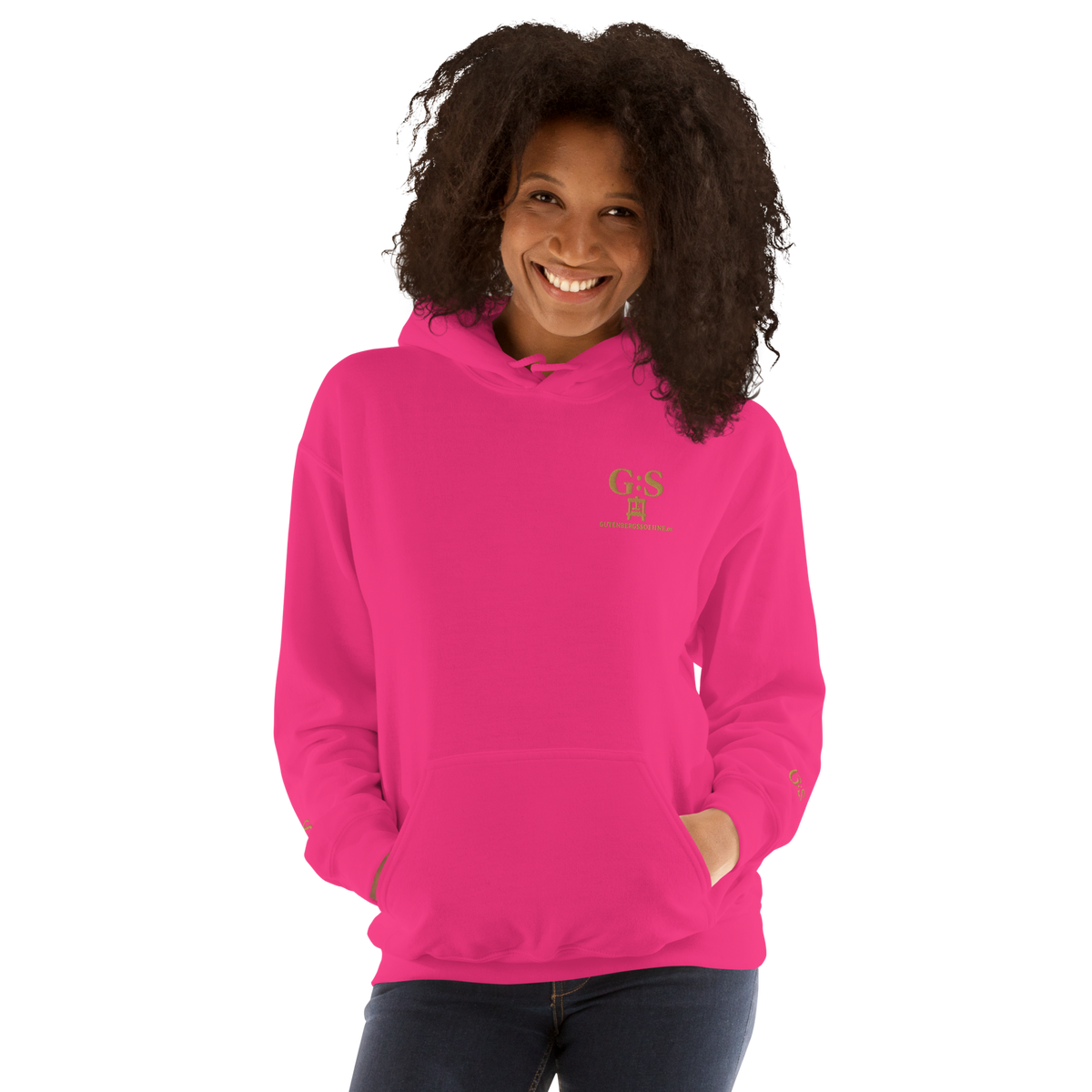 Unisex-Kapuzenpullover bestickt – GutenbergsSoehne.de