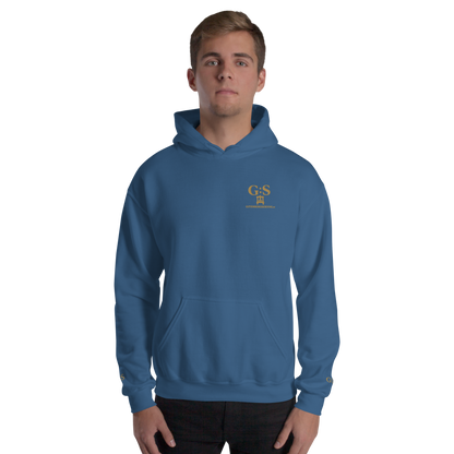 Unisex-Kapuzenpullover bestickt – GutenbergsSoehne.de