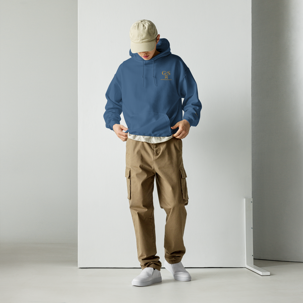 Unisex-Kapuzenpullover bestickt – GutenbergsSoehne.de
