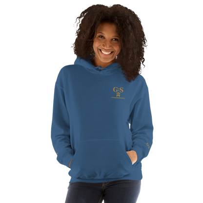 Unisex-Kapuzenpullover bestickt – GutenbergsSoehne.de