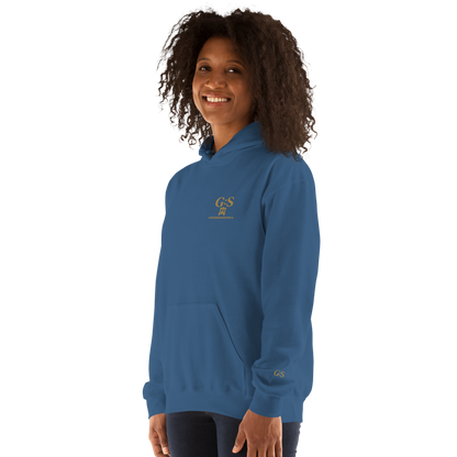 Unisex-Kapuzenpullover bestickt – GutenbergsSoehne.de