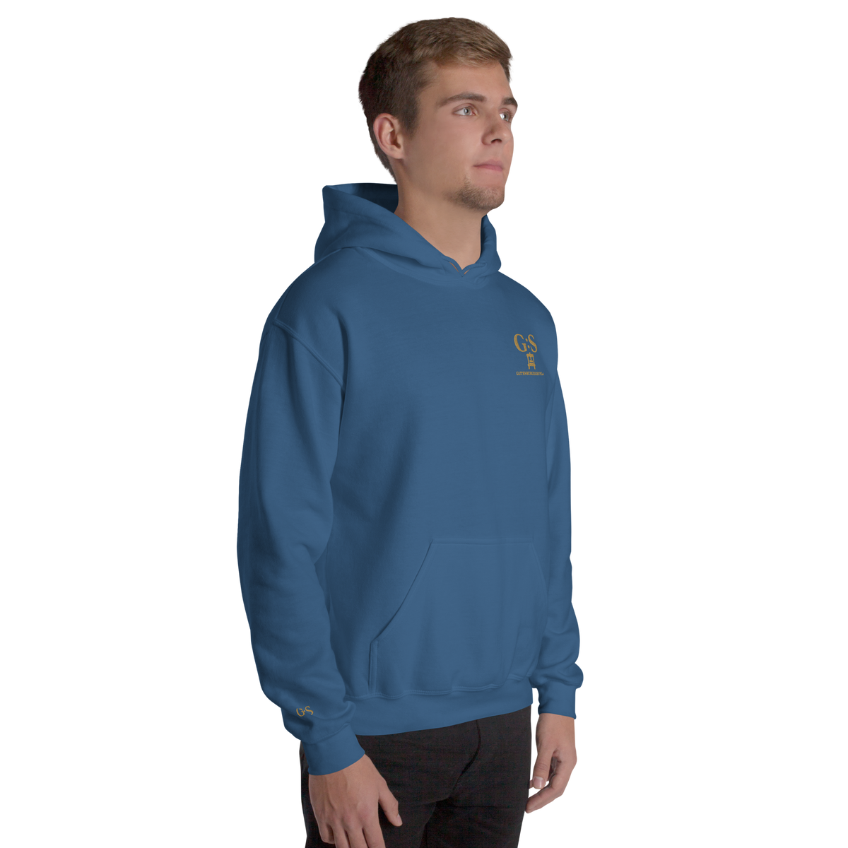 Unisex-Kapuzenpullover bestickt – GutenbergsSoehne.de