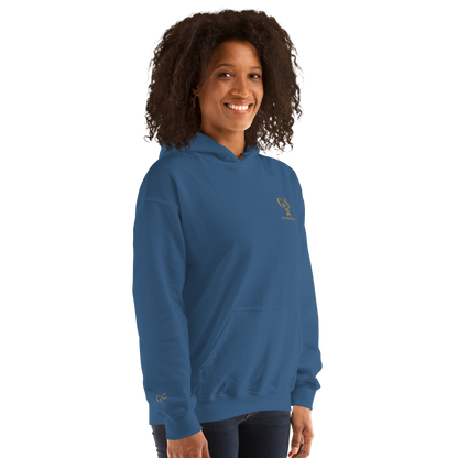 Unisex-Kapuzenpullover bestickt – GutenbergsSoehne.de