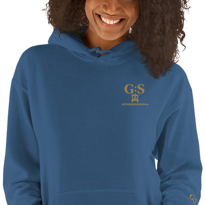 Unisex-Kapuzenpullover bestickt – GutenbergsSoehne.de