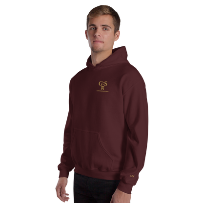 Unisex-Kapuzenpullover bestickt – GutenbergsSoehne.de