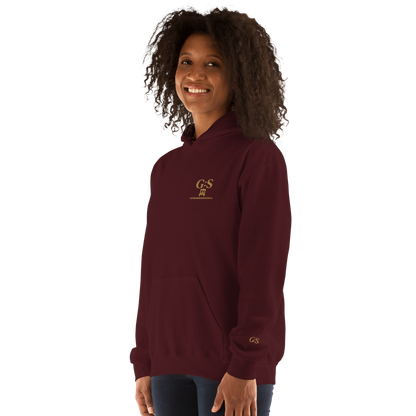 Unisex-Kapuzenpullover bestickt – GutenbergsSoehne.de
