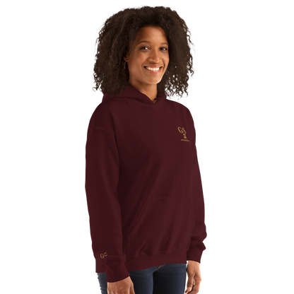 Unisex-Kapuzenpullover bestickt – GutenbergsSoehne.de
