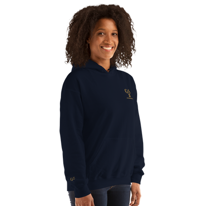 Unisex-Kapuzenpullover bestickt – GutenbergsSoehne.de
